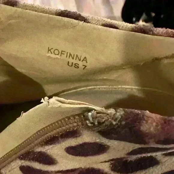 Shoedazzle Women Leopard Bootie Boots Size 7 - Picture 6 of 10